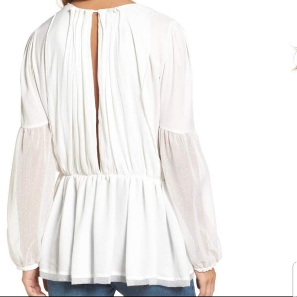 NWT Free People White Soul Serene Top - Picture 4 of 10